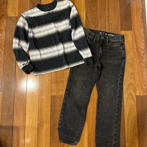 GAP Kids Black and Gray Matching Set